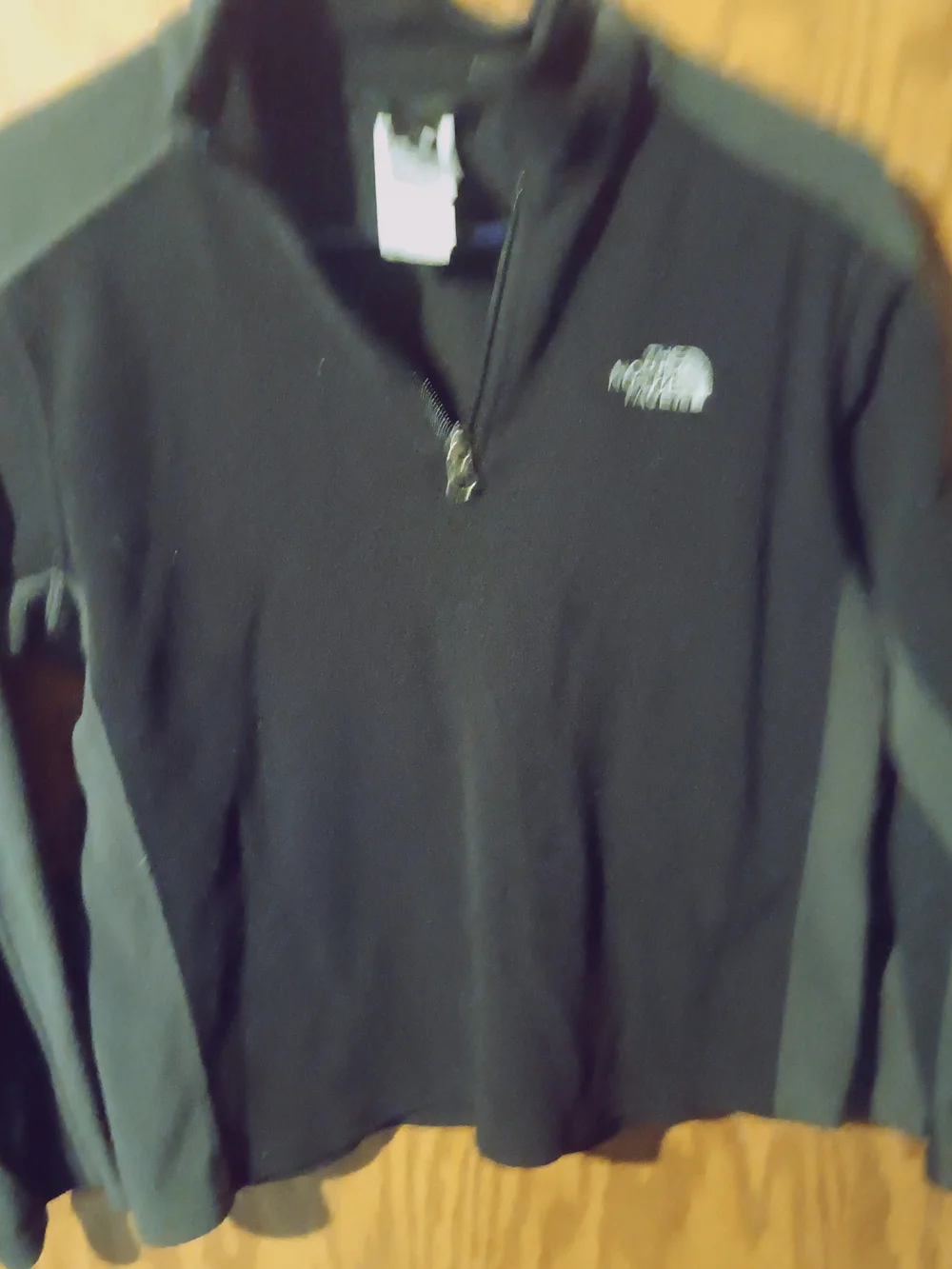 The North Face Black & Gray Half-Zip Fleece